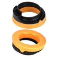 thumbnail image 4 of 4X Spring Bracket Insulator Replacement Part for S-Type C2Z15891 Car Accessories Coil Springs,4 x Spring Bracket,Black & orange, 4 of 5