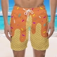 thumbnail image 1 of WILLBEST Shorts para Hombre. Shorts de Tabla para Hombre para Nadar En La Playa y Hacer Ejercicio. Diseño Elegante con Cordones y Estampado de Hielo Derretido para Cualquier Temporada. 2136, 1 of 5