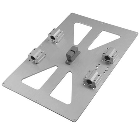RepRap Champion Extended Y Carriage Plate 300x200mm for Prusa i3 style 3D Printers with Bearings, Belt Holder and Hardware