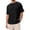 Black, variant on Mens Drop-Cut Men's T Shirt, Slim Fit Plain Tshirts for Men, Drop Cut Basic Crewneck Tee, Wrinkle Resistant, Stretch Fit Grey M