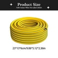 thumbnail image 2 of Garden Hose Nozzle High Pressure Water Hose Nozzle Sprayer Head Adjustable Spray Patterns 3/4” Garden Hose Thread for & Garden Washing Cars,1 Bundle Of Water Pipes, 2 of 8
