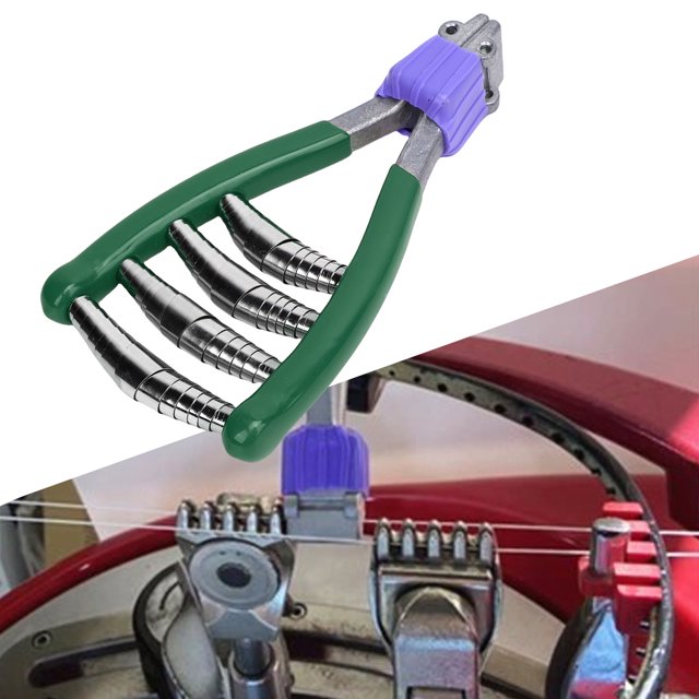 Pince de démarrage, Zinc Alloy Steel Staring Stringing Clamp 4 Spring Sports BROAD CLAMP 4 Spring Starter Plamping Tool Tool for Tennis Badminton Racket