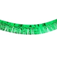 thumbnail image 2 of Green Foil Fringe Curtain, Fringe Backdrop Curtain, Metallic Fringe Curtain, Fringe Banner Garland, 118 X 12 Inch Shiny Metallic Tinsel Streamer for Party Decoration, Disposable, 2 of 3