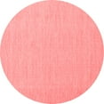 thumbnail image 1 of Ahgly Company Indoor Round Abstract Red Contemporary Area Rugs, 4' Round, 1 of 4