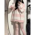 thumbnail image 2 of Suéteres de estrellas de colores contrastantes japoneses, moda grunge, ropa de calle que combina con todo, suéteres para mujer, jerséis holgados con estética Y2k para mujer, 2 of 5