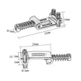thumbnail image 4 of 6 sillines de trémolo de puente de rodillos para guitarra eléctrica Stratocaster Telecaster Likrtyny Para estrenar, 4 of 7