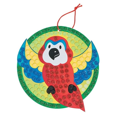 Glitter Mosaic Tropical Parrot Craft Kit