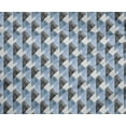 thumbnail image 4 of oneOone Polyester Lycra Grayish Blue Fabric Triangle Sewing Craft Projects Fabric Prints By Yard 56 Inch Wide, 4 of 4