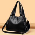 thumbnail image 2 of Bolsos de mano de piel auténtica suave para mujer, bolso de hombro vintage, bolso de mano de diseñador de lujo para mujer, bolsos de mano de gran capacidad, Sac A Main, 2 of 5