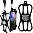 thumbnail image 5 of Phone Lanyard Universal Cell Phone Lanyard Case for Around the Neck with Finger Ring Holder Stand, Perfect for iPhone and Mostly Smart Phones, Fits and Holds 4" to 6.5" Cell Phones, 5 of 8