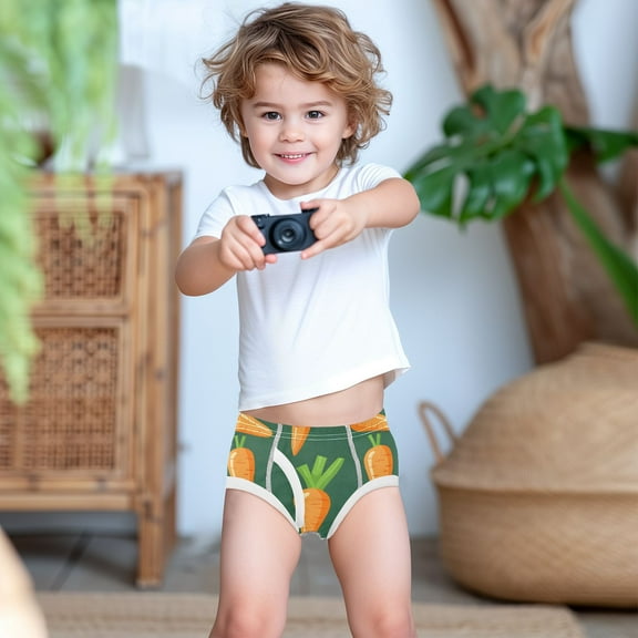 Ckdifva Carrots Boys Underwear Briefs Cotton Panties Active Stretch Briefs One Pack