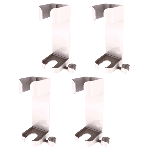 Curling Iron Storage Rack Bathroom Punch-Free Wall-Mounted Storage Rack Hair Dryer Storage Rack White