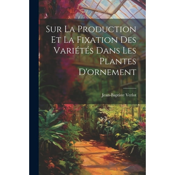 Sur La Production Et La Fixation Des Variétés Dans Les Plantes D'ornement (Paperback)