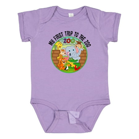 

Inktastic First Trip to the Zoo Gift Baby Boy or Baby Girl Bodysuit