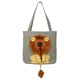 thumbnail image 1 of Bolso de lona para gato, color gris oscuro (B), con forma de león, para mascotas pequeñas, venta al por mayor, bolso de hombro para gatos y perros., 1 of 8