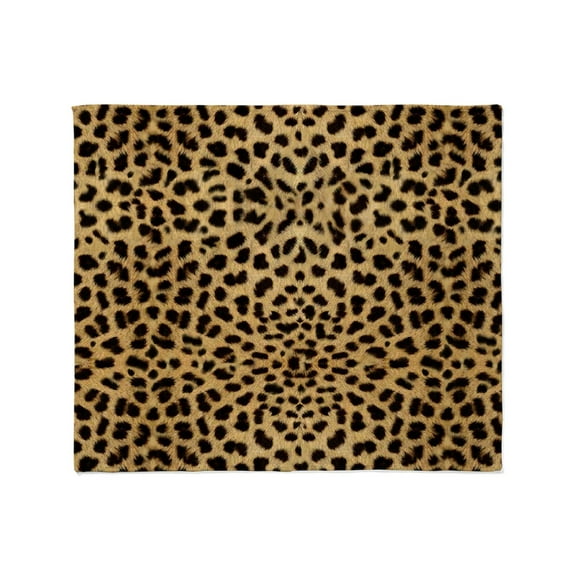 CafePress - Cheetah Animal Print Copy Throw Blanket - Soft Fleece Throw Blanket, 50"x60" for All Ages