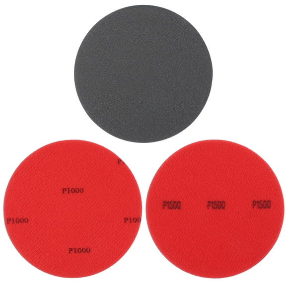 Bowling Ball Sanding Pads, Hook and Loop Sanding Sponge Discs for Resurfacing - Grit 600/1000/1500 & 5 Inch & 3 Pack