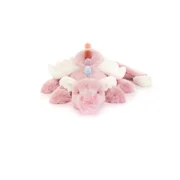 Jellycat Duskrise Dragon Large Soft Pink Plush Stuffed Animal