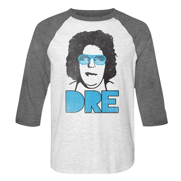 Andre The Giant Icons Dre Adult 3/4 Sleeve Raglan Shirt