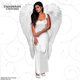 thumbnail image 5 of Disfraz Angel Wings UNDERWRAPS Deluxe Foam White, 5 of 9