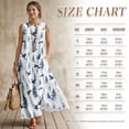 thumbnail image 7 of Xixirimido Eagle Pine Trees Print Summer Dresses for Women Flowy Casual Sleeveless Maxi Dress Beach Vacation Sundresses with Pockets, Size S, 7 of 7