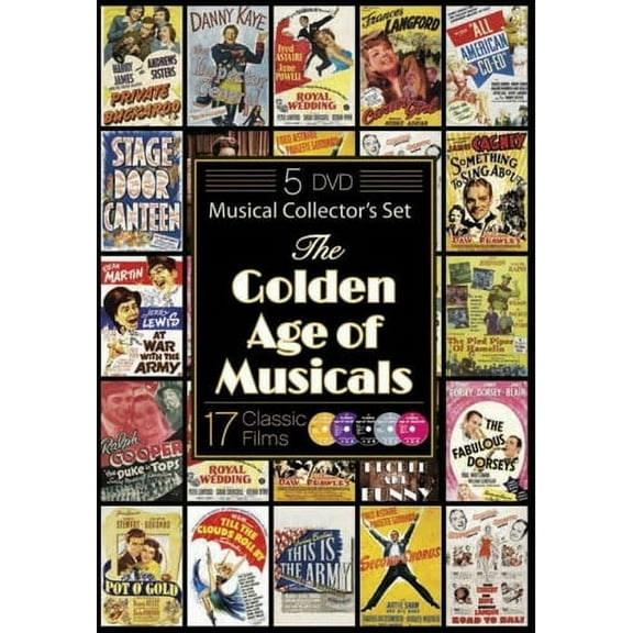 The Golden Age of Musicals (17 Classic Films) (DVD), Film Chest, Music & Performance