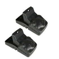 FACEGA 2 Pcs Mouse Traps Reusable Mouse Traps Indoor for Home Quick Set Up Rat Traps Indoor for Home Black