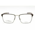 thumbnail image 2 of Police VPLG79 8BMY Men's Brown Silver Metal Full Rim Eyeglasses, 2 of 2