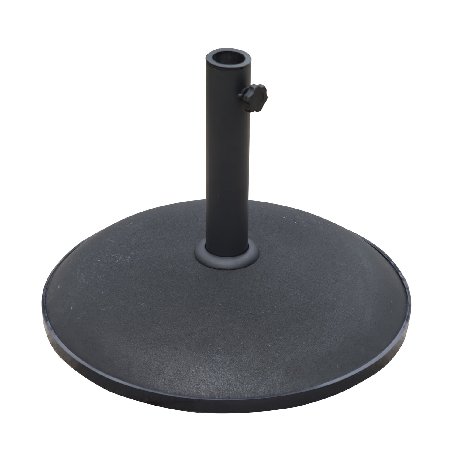 Outsunny 20" 55 lb Outdoor Patio Round Minimalist Cement Umbrella Stand Base