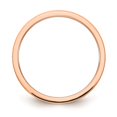 thumbnail image 2 of Solid 10K Rose Gold 1.2mm Line Pattern Stackable Band Thin Wedding Anniversary Ring Size 6.5, 2 of 4