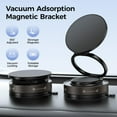 thumbnail image 3 of Vacuum Magnetic Suction Cup Phone Mount for Magsafe, 360° Adjustable Holder, Pocket Size Foldable Portable Cell Phone Holders for Your Car for All Smartphones & All Car Models, 3 of 9