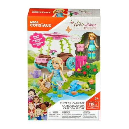 Mega Construx WellieWishers Cheerful Carriage Camille Buildable Playset Image 1 of 9