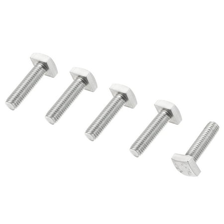 

Square Head Bolt 5 Pack M8x25mm 304 Stainless Steel Grade C Square Screws