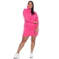 thumbnail image 2 of White Mark Plus Size Hoodie Sweatshirt Dress, 2 of 5