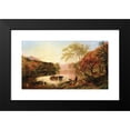 thumbnail image 2 of Jasper Francis Cropsey 18x12 Black Modern Framed Museum Art Print Titled - Autumn on the Hudson River (circa 1861), 2 of 5