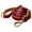 Red, variant on Pet Artist 5ft Genuine Leather Dog Leash Heavy Duty Walking Training Leashes Strong with Ring
