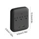 thumbnail image 3 of Enchufe de pared con puertos USB-C | Adaptador de viaje con múltiples tomas | 3 puertos de carga de CA y dos puertos USB | Enchufe de pared compacto para oficina en casa, 3 of 6