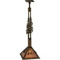 thumbnail image 5 of Meyda 144725 12 in. Square Winter Pine Tall Pines Pendant, Antique Copper & Silver Mica, 5 of 5