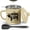 Beige, variant on Mini Bacon Grease Container With Strainer - 15OZ Enamel Grease Saver, Farmhouse Bacon Grease Keeper For Kitchen Fat Storage, Dishwasher Safe-Black