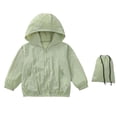 thumbnail image 2 of Trikvn Boys Packable Windbreaker Lightweight Sun Protection Jacket with Storage Bag Zip Up Hooded Outerwear for Kids Outdoor Hiking Running Active Spring Coat, 2 of 8