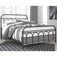thumbnail image 2 of Signature Design by Ashley Casual Nashburg Queen Metal Bed  Black, 2 of 8
