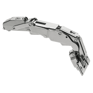 Blum 2-Pack 155 Degree Clip Top Zero Protrusion Screw-On Self-Closing Hinge, Nickel Plated