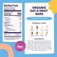thumbnail image 5 of Ready, Set, Food! Organic Oat & Fruit Bar, Toddler Snack with 8 Top Allergens, Daniel Tiger Blueberry Banana & Peanut Butter Strawberry, Variety 2 Pack, 5 of 7