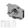 thumbnail image 2 of High quality Wire rope single clamp 20pcs M6, 2 of 5