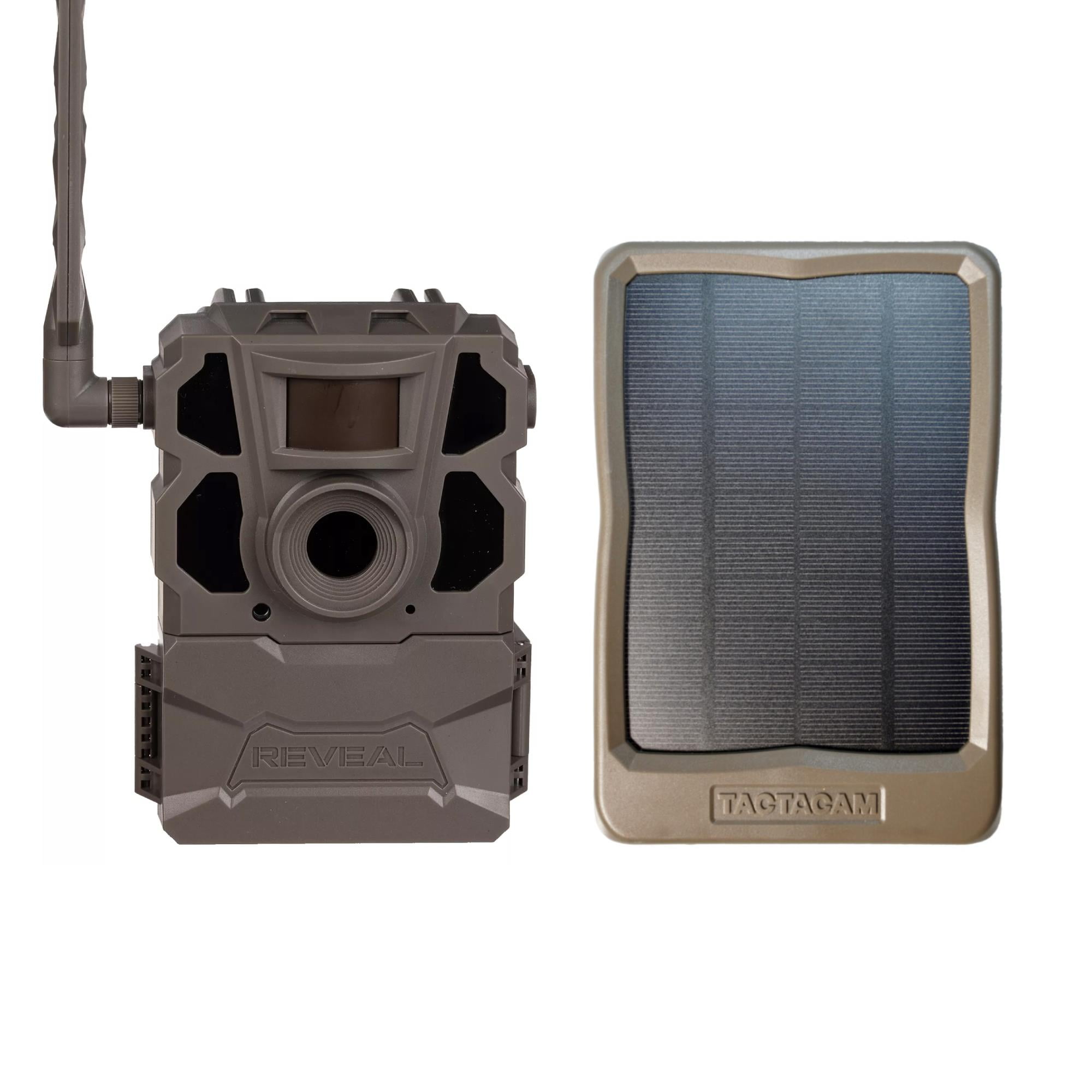 TACTACAM Reveal X Cellular Trail Camera AT&T + Tactacam External Solar Panel