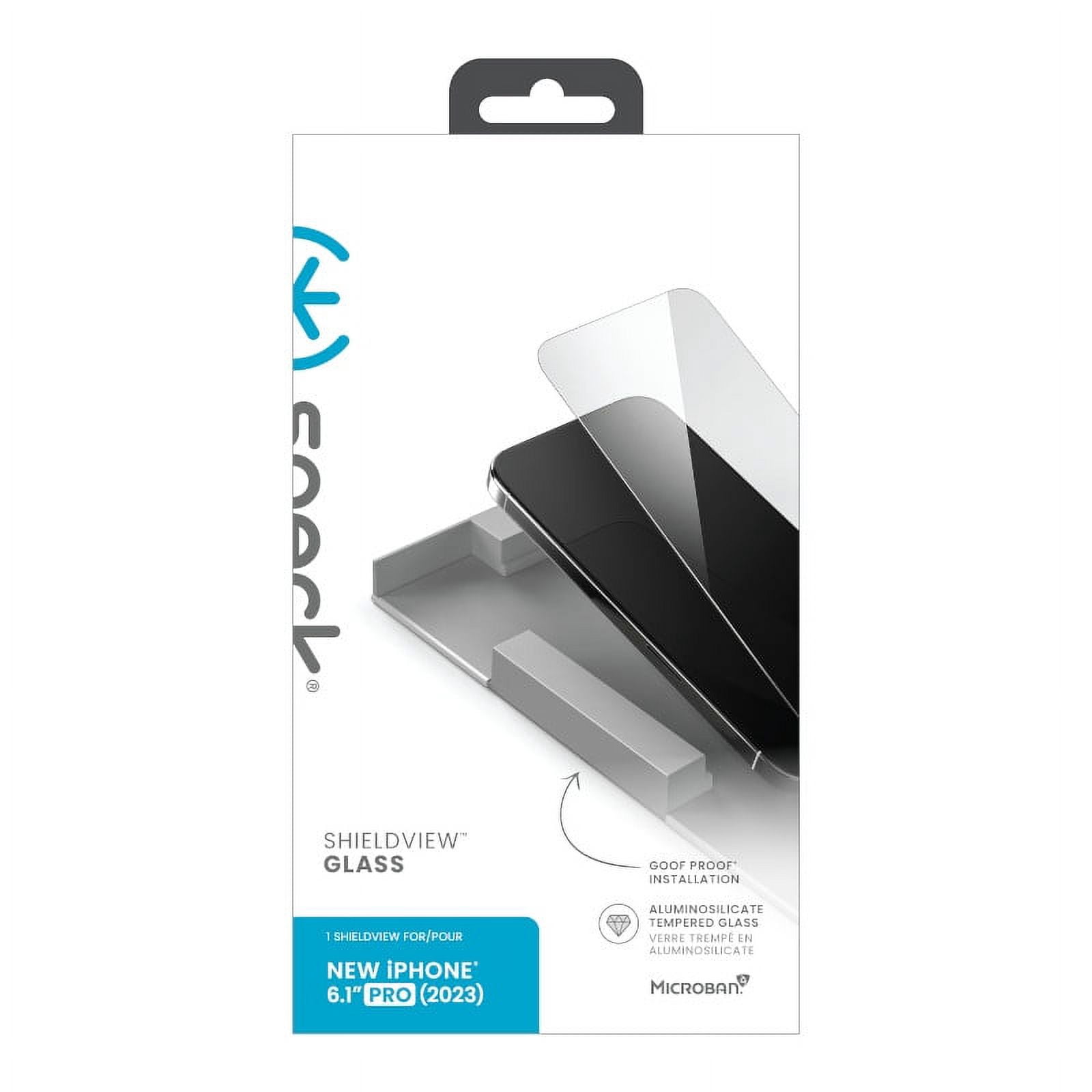 Speck Shieldview Glass Case for iPhone 15 Pro in Clear