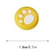 thumbnail image 2 of Cateissary Grips Caps Cóncavo Cómodo Reemplazo perfecto Thumbstick Cover Suministro de videojuegos para doméstico blanco sobre amarillo Type1 NO1, 2 of 6