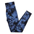 thumbnail image 2 of Mujer Yoga Pantalones Seamless Tie Dye Casual Leggings para Gimnasio Deportes (M Azul Negro) Tmvgtek Para Estrenar, 2 of 6