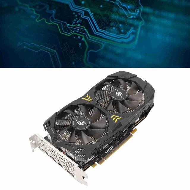 Tarjeta de Gráficos GPU, 8G GDDR5 Tarjeta Gráfica Integrada DISIPACIÓN DE CALOR HD Interfaz Multimedia 8GB GDDR5 Con Ventilador Dual Para Computadora