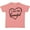 Mauve, variant on Inktastic I Love My Grandad in Black Chalk Heart Boys or Girls Toddler T-Shirt